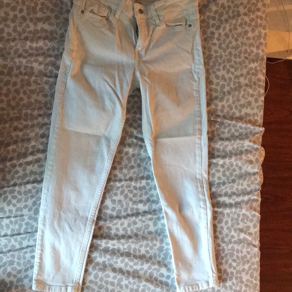 Calvin Klein white skinny jeans